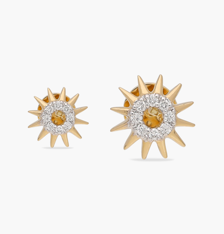 the thorny wheel earring